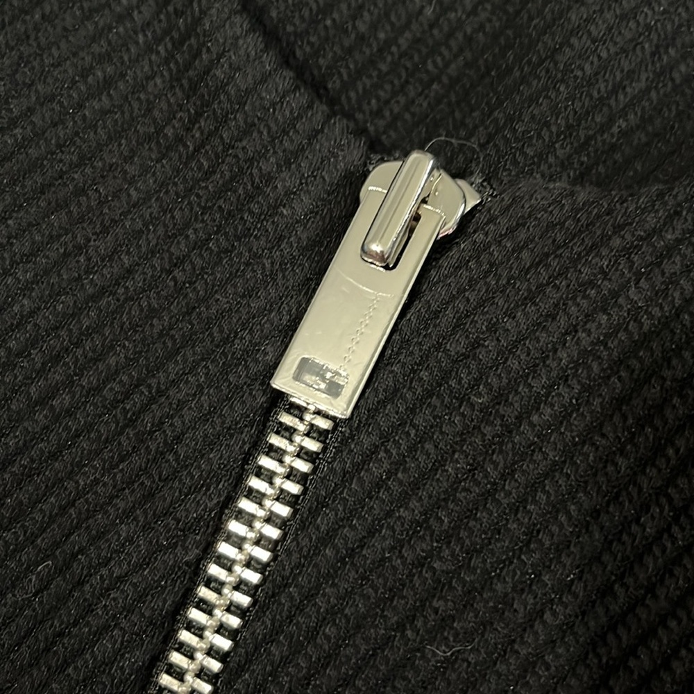 Theory Black Zip Jacket Size 2 - Picture 7 of 11